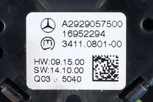 Bryter diverse til Mercedes GLE 2015-2018 (Fase 2) (W166) (W166) (MERCEDES|A 292 905 75 00|)