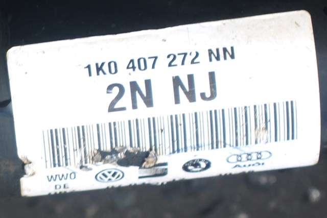 Drivaksel høyre foran, bensin/manuell til VW Golf VI 2008-2012 (VAG|1K0 407 272 NN|)