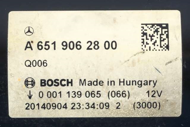 Starter diesel til Mercedes E-Klasse 2013-2016 (Fase 2) (W212) (W212) (BOSCH|0 001 139 065|A 651 906 28 00|)