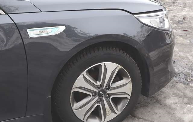 Skjerm høyre foran til Kia Optima, 2017-2020  