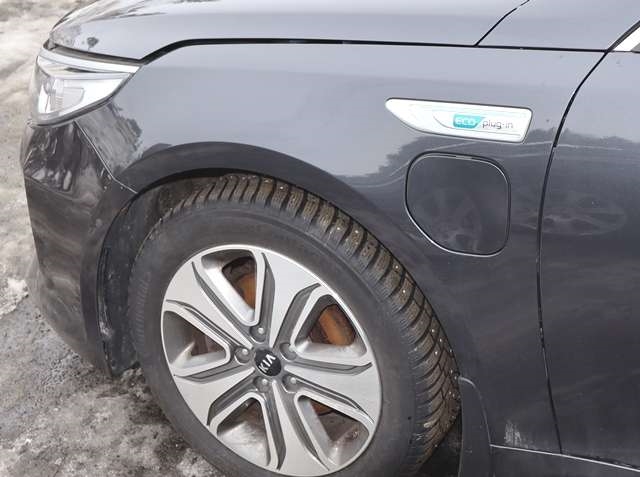 Skjerm venstre foran til Kia Optima, 2017-2020  