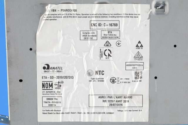 Bilstereo navigasjon til Toyota Proace City 2020-->>  (PSA|98 415758 80|)