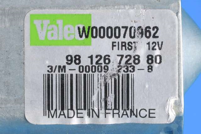 Viskermotor bakrute til Toyota Proace 2016-->> (Type II)  (PSA|98 126728 80|)