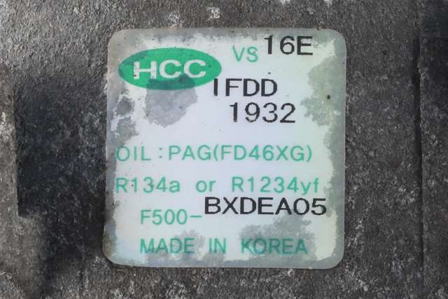 Aircondition kompressor til Hyundai Ix35 2010-2015  (HCC|F500-BXDEA-05|)