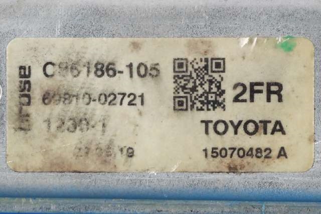 Ruteheis høyre foran til Toyota Corolla 2019-->>  (TOYOTA|69810-02721|85701-02090|)