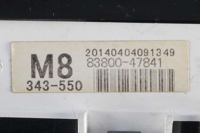Instrumentpanel til Toyota Prius +7 2012-2020 (Type III) (stasjonsvogn) (stasjonsvogn) (TOYOTA|83800-47841|)