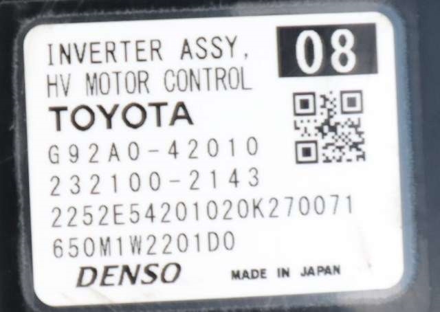 Inverter hybrid til Toyota RAV4 2019-->> (Type V)  (TOYOTA|G92A0-42010|)