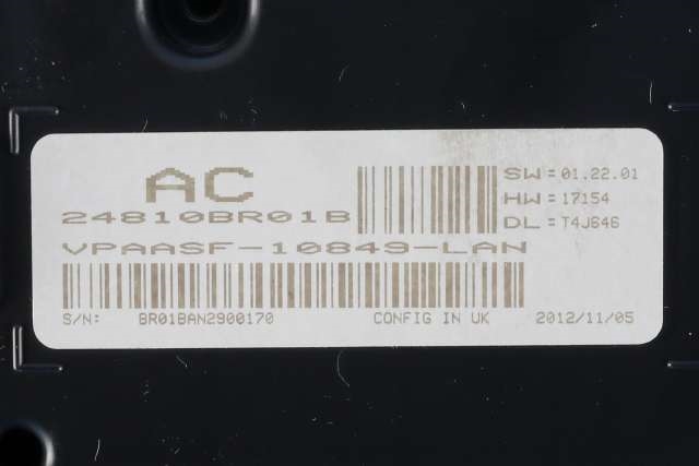 Instrumentpanel til Nissan Qashqai 2010-2014 (Type I, Fase 2) (NISSAN|24810-BR01B|)