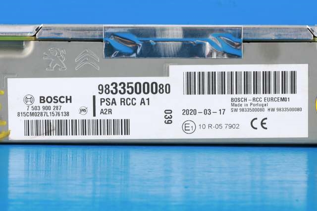 Bilstereo navigasjon til Peugeot Expert 2016-->> (Type III)  (PEUGEOT|98 335000 80|)