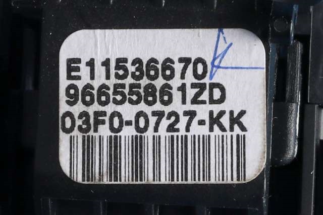Bryter combi til Peugeot Expert 2016-->> (Type III)  (PEUGEOT|98 312531 ZD|)