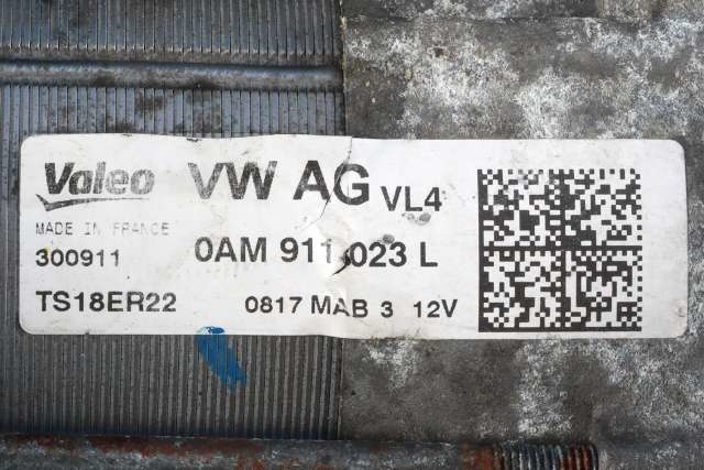 Starter diesel til Audi A1 2010-2014 (Type I, Fase 1)  (VALEO|TS18ER22|0AM 911 023 L|)