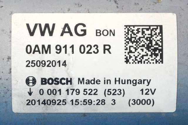 Starter til VW Golf VII 2012-2017 (Fase 1) (BOSCH|0 001 179 522|0AM 911 023 R|)