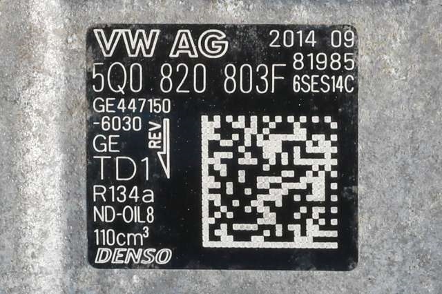 Aircondition kompressor til VW Golf VII 2012-2017 (Fase 1)  (DENSO|447150-6030|5Q0 820 803 F|)