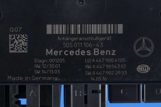 Styreenhet hengerfeste til Mercedes V-Klasse 2014-->> (W447) (W447) (HELLA|5DS 011 106-43|A 447 900 41 05|)