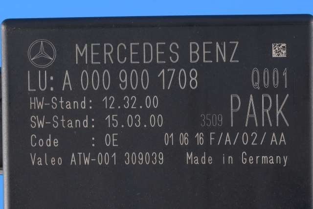Styreenhet parkering til Mercedes V-Klasse 2014-->> (W447) (W447) (MERCEDES|A 000 900 17 08|)