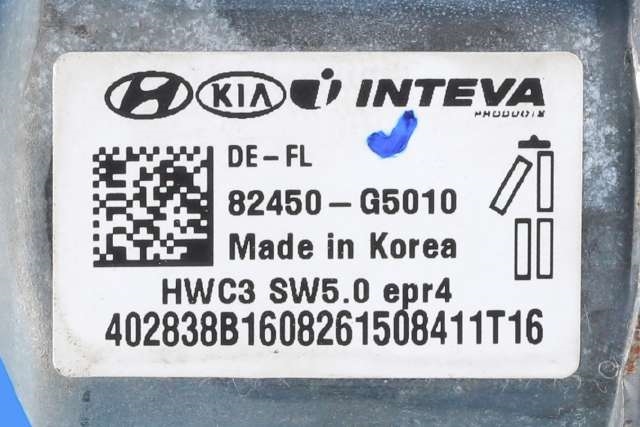 Ruteheis, kun motor, venstre foran til Kia Niro 2016-2021 (KIA|82450-G5010|)