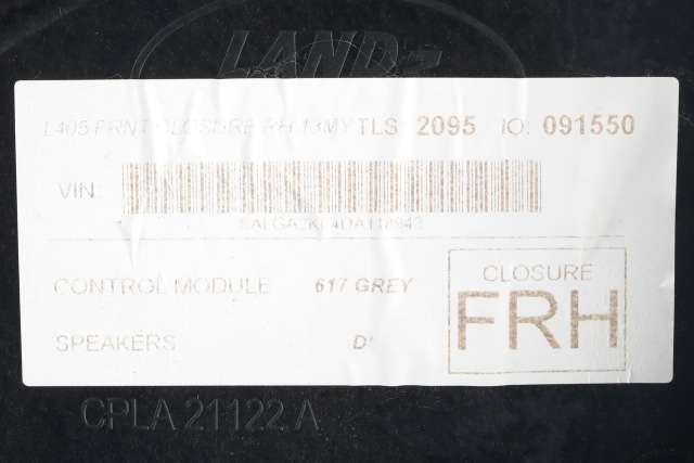 Ruteheis høyre foran til Land Rover Range Rover 2013-->> (Type IV) (LAND ROVER|CK52-23200-AG|)