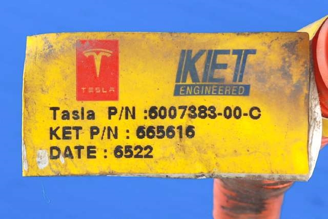 Kabel høy volt (HV) elbil til Tesla Model S 2013-2016 (Fase 1)  (TESLA|6007383-00-C|)