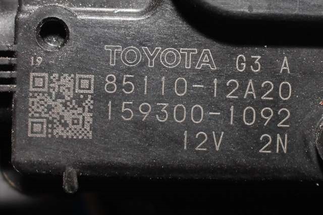 Viskermotor frontrute komplett m/overføring til Toyota Corolla 2007-2013  (DENSO|159300-1092|85110-12A20|)