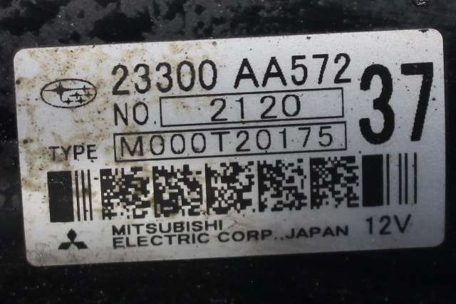 Starter til Subaru Outback 2009-2014 (Type IV)  (MITSUBISHI|M000T20175|23300-AA572|)