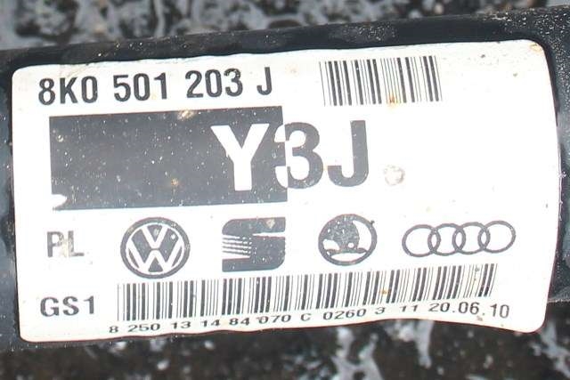 Drivaksel venstre bak, diesel/manuell til Audi A4, Allroad 2009-2016 (Type I) (B8) (B8) (VAG|8K0 501 203 J|)