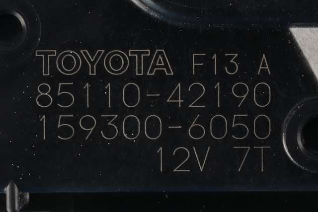 Viskermotor frontrute komplett m/overføring til Toyota RAV4 2016-2019 (Type IV, Fase 2)  (DENSO|159300-6050|85110-42190|)
