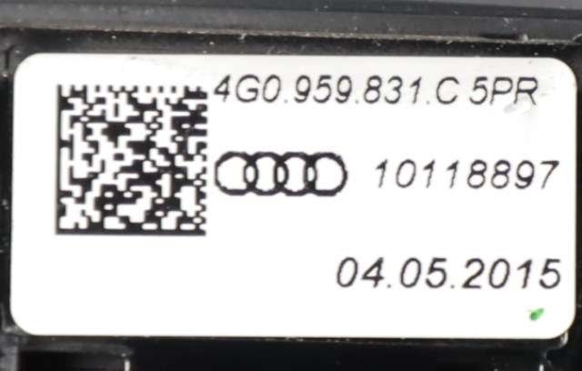 Bryter baklukeåpner til Audi Q7 2015-->> (Type II) (VAG|4G0 959 831 C|)