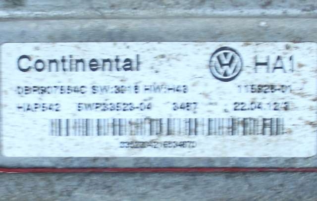 Styreenhet haldex/kardang til Škoda Octavia 2009-2013 (Type II, Fase 2)