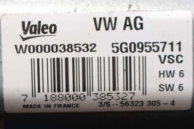 Viskermotor bakrute til VW Golf VII 2012-2017 (Fase 1) (VAG|5G0 955 711|)