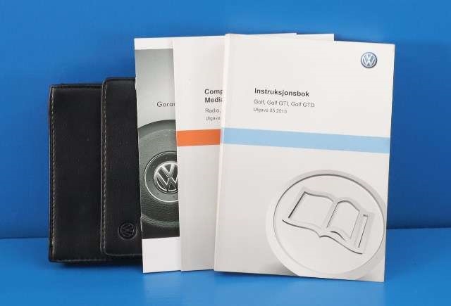 Instruksjonsbok til VW Golf VII, 2012-2017 (Fase 1)  