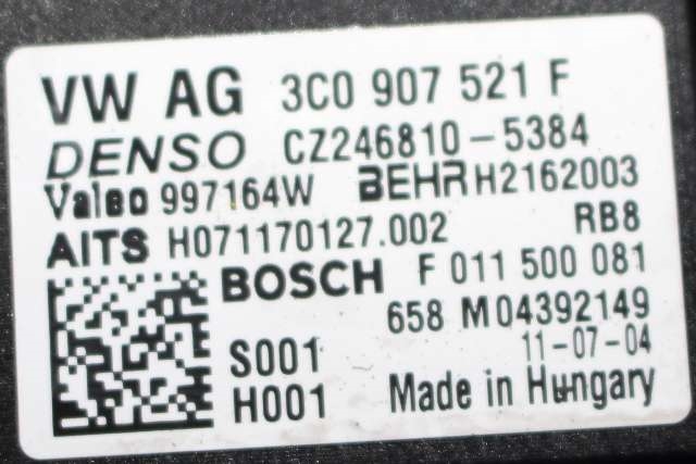 Varmeapparat motor til Škoda Octavia 2009-2013 (Type II, Fase 2) (VAG|1K1 820 015 J|)