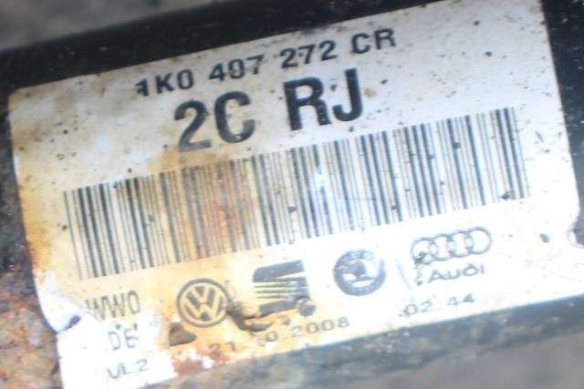 Drivaksel høyre foran, bensin/manuell til Audi A3 2009-2012 (Type II, Fase 2)  (VAG|1K0 407 272 CR|)