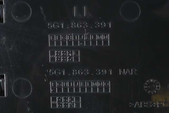 Dashbord myntrom til VW e-Golf 2017-2020 (Fase 2)  (VAG|5G1 863 391|)