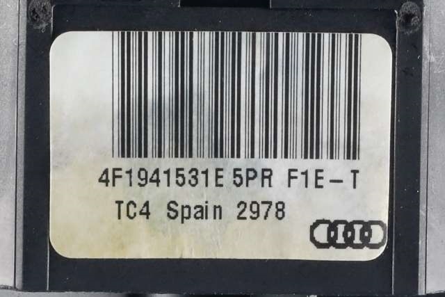Bryter lys til Audi A6, Allroad 2008-2011 (Type II, Fase 2) (C6) (C6) (VAG|4F1 941 531 E|)