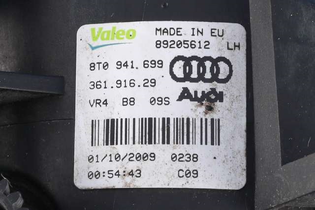 Tåkelykt venstre foran til Audi A5 2007-2016 (Type I)  (VAG|8T0 941 699|)