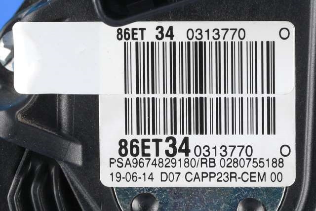 Pedal gass til Peugeot 308 2013-2021 (Type II)  (BOSCH|0 280 755 188|96 748291 80|)