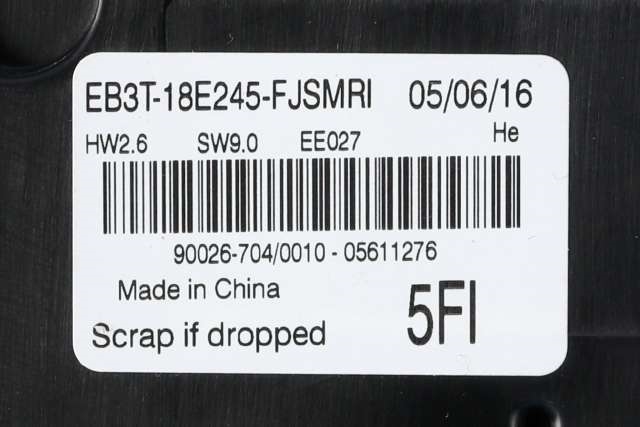 Varmeapparat betjening til Ford Ranger / Ranger Raptor 2015-2022 (FORD|EB3T-18E245-FJ|)