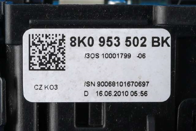 Bryter combi til Audi A4, Allroad 2009-2016 (Type I) (B8) (B8) (VAG|8K0 953 502 BK|)
