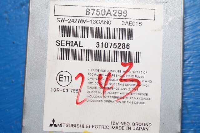 Antenne forsterker til Mitsubishi Outlander 2012-2015 (Type III, Fase 1) (MITSUBISH|8750A299|)
