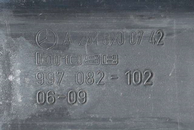 Ruteheis, kun motor, venstre foran til Mercedes ML 2005-2011 (W164) (W164) (BOSCH|0 130 822 273|A 251 820 07 42|)