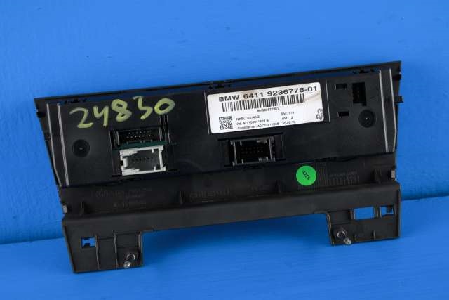 Varmeapparat betjening til BMW X1 2009-2015 (E84) (E84) (BMW|64.11-9 236 778|)