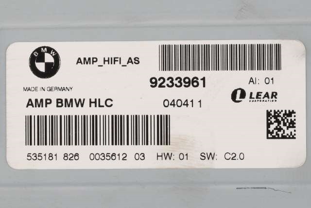 Bilstereo forsterker til BMW X1 2009-2015 (E84) (E84) (BMW|9 233 961|)