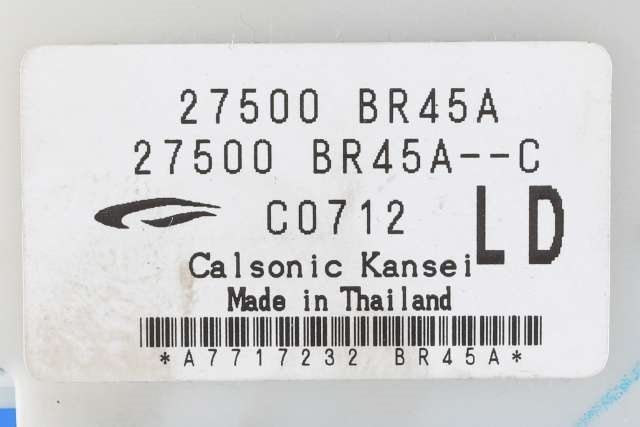 Varmeapparat betjening til Nissan Qashqai 2010-2014 (Type I, Fase 2)  (NISSAN|27500-BR45A|)