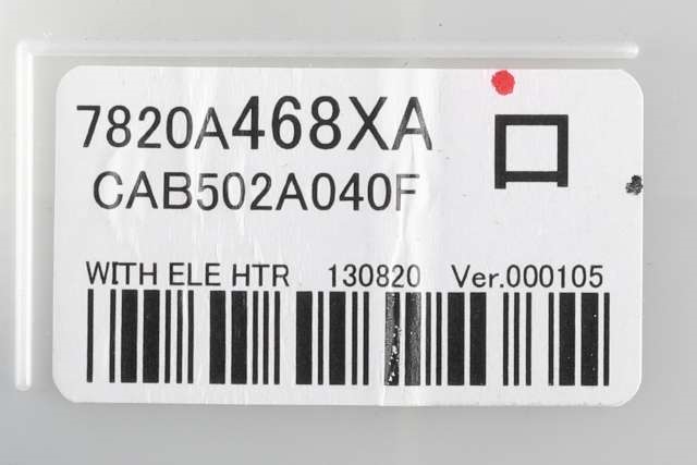Varmeapparat betjening til Mitsubishi Outlander 2012-2015 (Type III, Fase 1)  (MITSUBISHI|7820A468|)