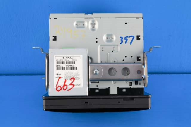 Bilstereo navigasjon til Mitsubishi Outlander 2012-2015 (Type III, Fase 1) (MITSUBISHI|8750A374|)