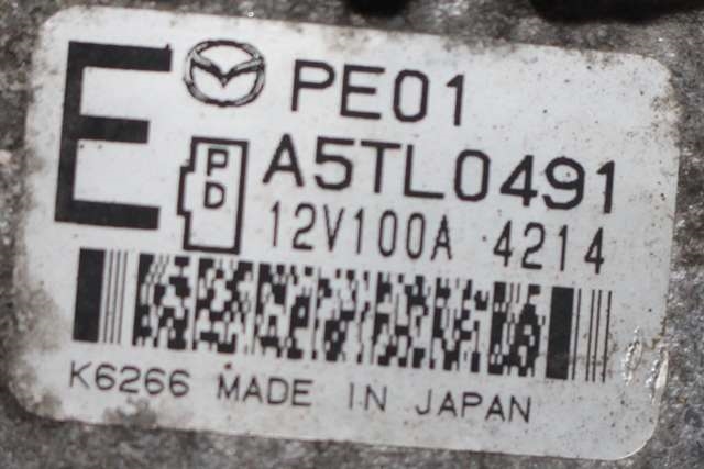 Dynamo til Mazda CX-5 2012-2017 (Type I) (MITSUBISHI|A5TL0491|)