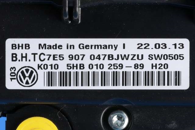 Varmeapparat betjening til VW Transporter / Caravelle 2009-2015 (Fase 2) (T5) (T5) (HELLA|5HB 010 259-89|7E5 907 047 BJ|)