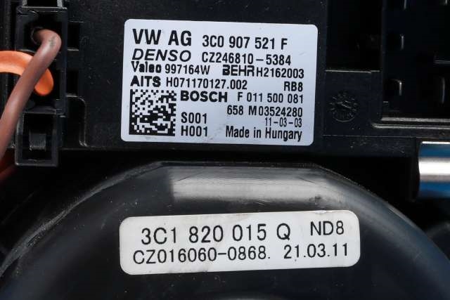 Varmeapparat motor til Škoda Superb 2008-2015 (Type II) (VAG|3C1 820 015 Q|3C0 907 521 F|)