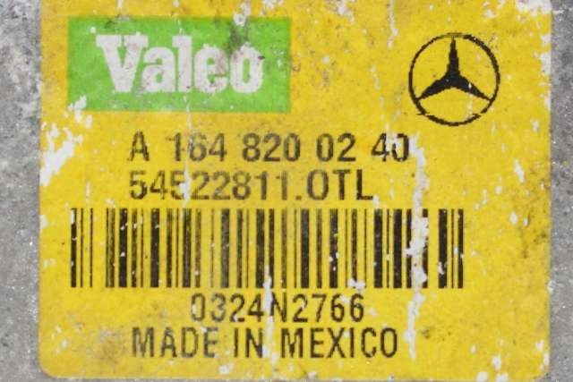 Viskermotor frontrute komplett m/overføring til Mercedes ML 2005-2011 (W164) (W164) (VALEO|404.930|A 164 820 17 42|)
