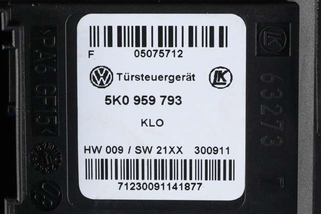 Ruteheis, kun motor, venstre foran til VW Golf VI 2008-2012 (VAG|5K0 959 701 B|)